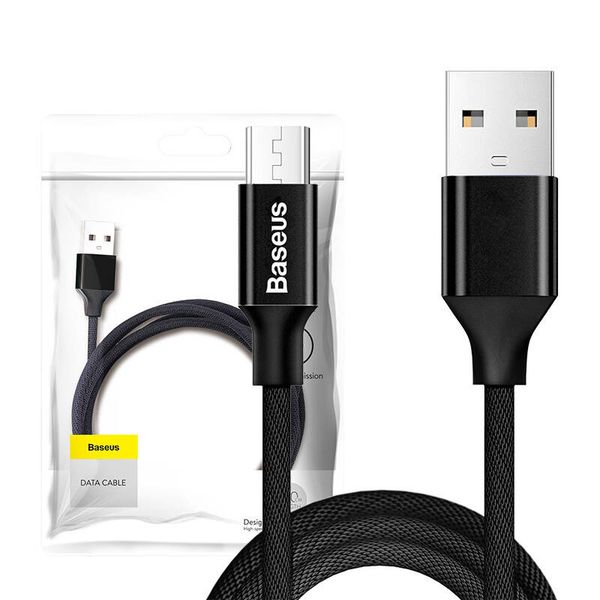 Kabel USB do Micro USB Baseus Yiven 1.5m 2A - czarny zdjęcie 11
