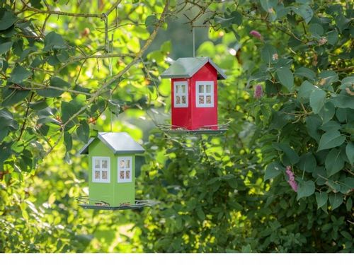 TRIXIE Karmnik Domek pojemnik na karmę ptaków dzikich zimujących papugi 1 L na Arena.pl