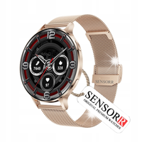 SMARTWATCH DAMSKI ZEGAREK ROZMOWY PULSOMETR SEN KROKI 3 PASKI SUPER CIENKI