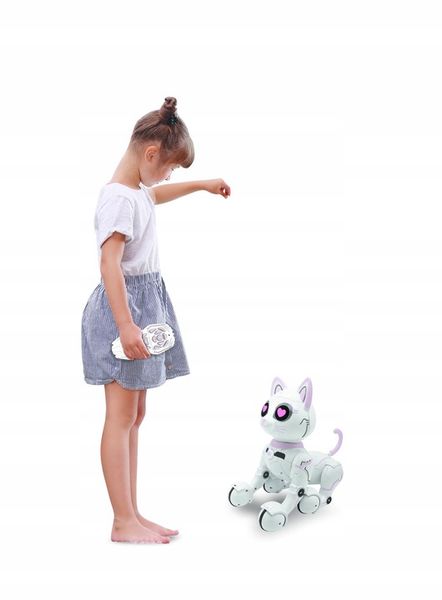 Zdalnie sterowany robot kot, programowalny inteligentny, światło, dźwięk zdjęcie 6