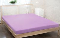 Prześcieradło jersey z gumką 160x200 wrzosowy