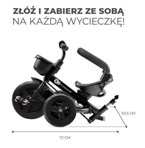 Rowerek Trójkołowy Aveo Malachite Grey na Arena.pl