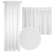 Firana gotowa na taśmie LUCY 140x270 Eurofirany biała