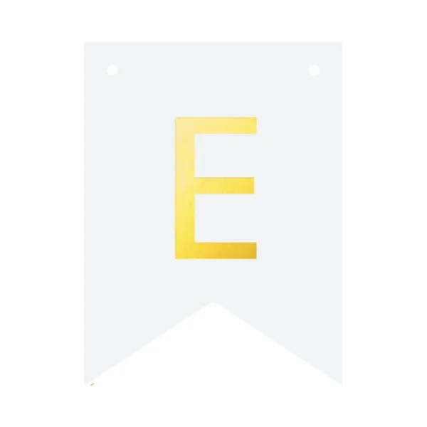 Baner DIY 16 cm - literka E zdjęcie 7