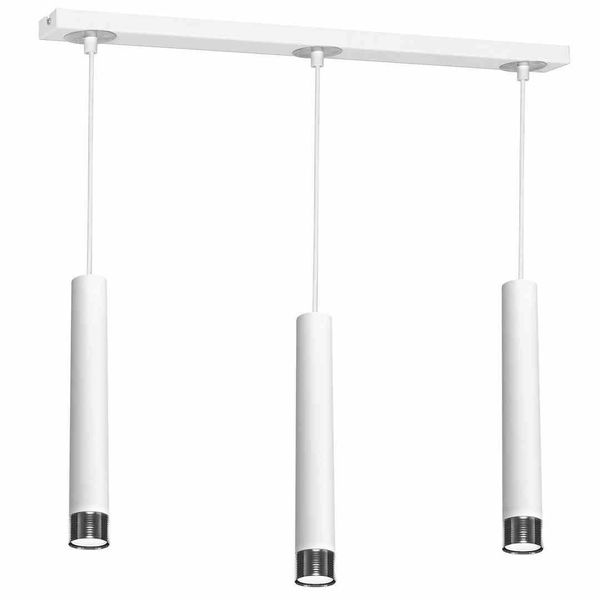LAMPA WISZĄCA DANI WHITE/CHROME 3XGU10 zdjęcie 1