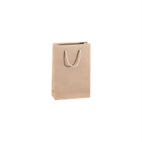 Torba papierowa 16 x 7 x 24 cm, 20 szt. Kraftlux eko beżowa AWIH
