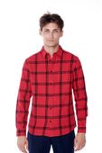 WRANGLER LS 1PKT SHIRT CRIMSON RED W5A1T2X51 M