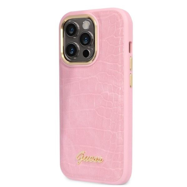 Etui Guess do iPhone 14 Pro, Różowy zdjęcie 2