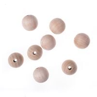 drewniane koraliki kulki 30 mm 8 szt. 2133