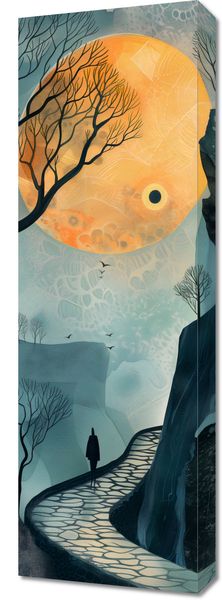 Obraz 30x90cm Tajemnica Drogi bez Celu zdjęcie 1