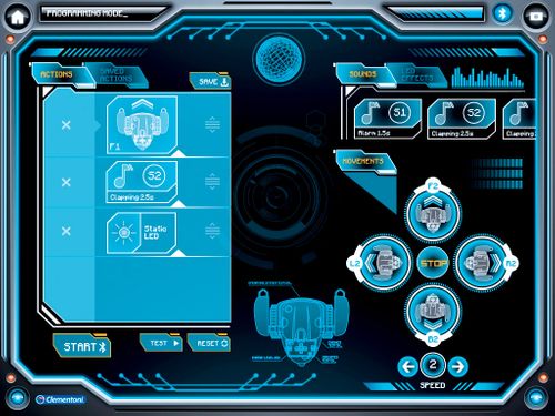 Cyber Robot bluetooth programowanie - Naukowa zabawa CLEMENTONI na Arena.pl