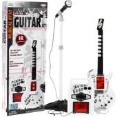 ND28_10927_ZMU_HK-9010D Gitara Elektryczna Wzmacniacz Biała