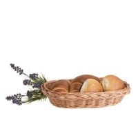 Owalna taca wiklinowa na pieczywo 30x20 H7 cm