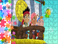 Puzzle tradycyjne Jake - Piraci z Nibylandii