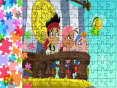 Puzzle tradycyjne Jake - Piraci z Nibylandii
