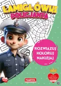 Łamigłówki policjanta z naklejkami