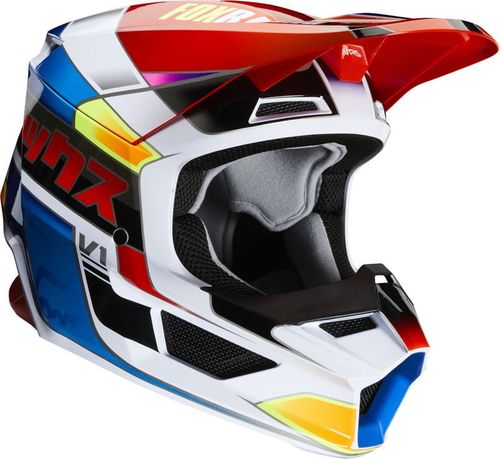 KASK FOX JUNIOR V-1 YORR BLUE/RED YS na Arena.pl