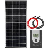 ZESTAW SOLARNY MONOKRYSTALICZNY KAMPER 160W + REGULATOR MPPT