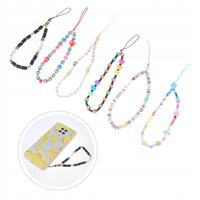 WISIOREK Z KORALIKAMI NA TELEFON, DZIEŃ, BRELOK, KORALIKI, PERŁY