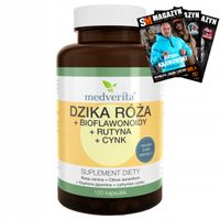 MEDVERITA DZIKA RÓŻA RUTYNA 120KAPS CYNK ODPORNOŚĆ KOŚCI MOCNE ZĘBY