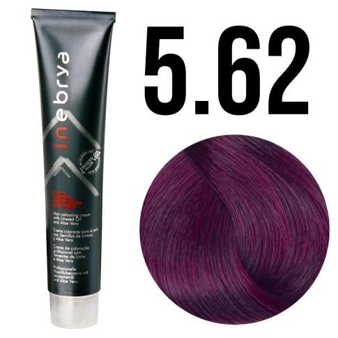 Inebrya farba do włosów, koloryzacja trwała, 100 ml 5/62 jasny brąz czerwono-fioletowy na Arena.pl