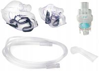 ZESTAW DO INHALATORA Z MASKAMI DLA DZIECI I DOROSŁYCH NEBULIZATOR WĘŻYK 2m