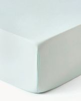 Prześcieradło z satyny bawełnianej z gumką Comfort 140 x 200 x 25cm zielony