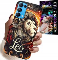 ETUI DO OPPO FIND X3 LITE - LEW, ZNAK ZODIAKU ASTRONOMIA, CASE + SZKŁO