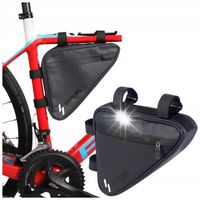 SAKWA ROWEROWA POD RAME TORBA NA ROWER SASZETKA NA SUWAK ZAMEK WODOODPORNA