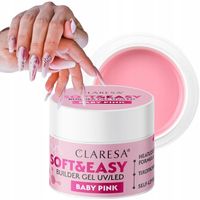 Claresa Soft Easy Builder GelBudujący Żel Do Paznokci Baby Pink Różowy