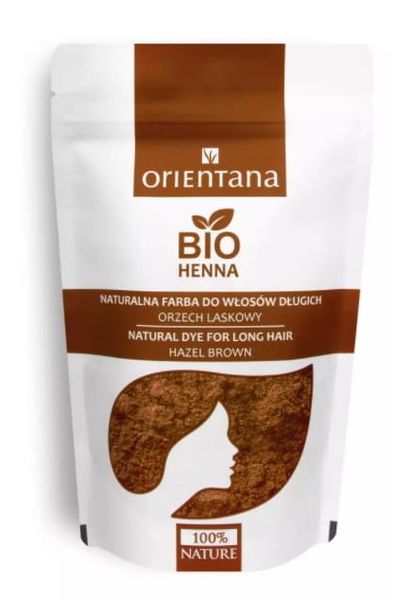 Orientana - Bio Henna - Orzech Laskowy 100g zdjęcie 1