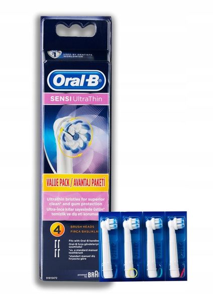 Końcówki Oral-B Sensitive Clean 4sztuki zdjęcie 3