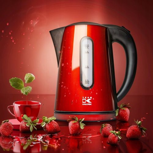 Czajnik elektryczny STYLOWY 2000W 1,7L czerwony SCHOWEK na przewód 360° na Arena.pl