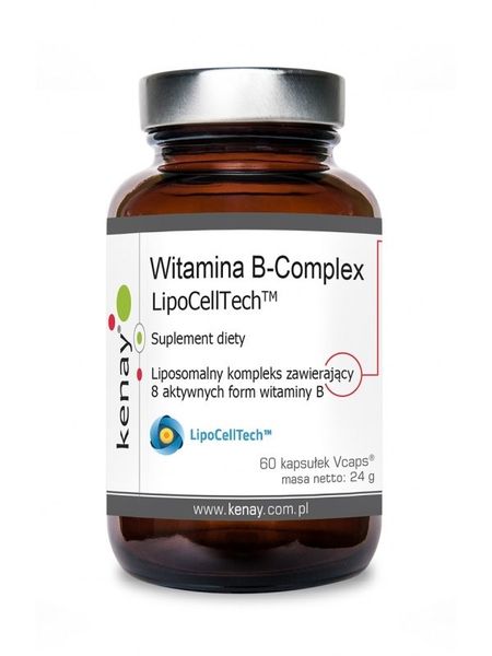 KENAY Witamina B-Complex liposomalna LipoCellTech (60 kaps.) zdjęcie 1