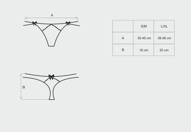 Stringi Obsessive Intensa. Ozdobne paseczki. zdjęcie 7