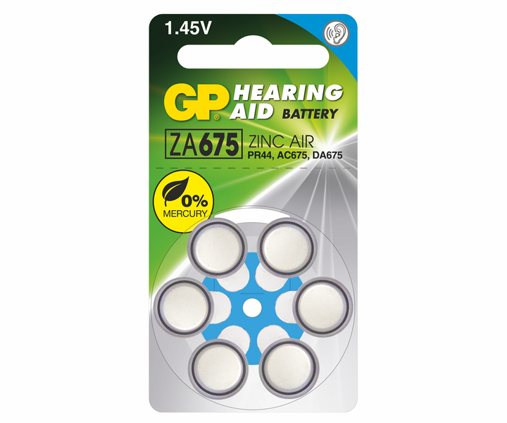 Bateria słuchowa ZA675 GP B6. zdjęcie 1