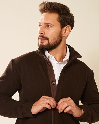 Sweter męski bawełniany brązowy Deville Rozmiar - XL na Arena.pl