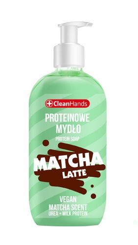 CLEAN HANDS Proteinowe mydło Matcha Latte 500 ml na Arena.pl