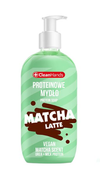 CLEAN HANDS Proteinowe mydło Matcha Latte 500 ml zdjęcie 1