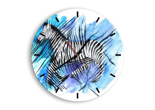 Zegar Ścienny - Zebra Rysunek - 40X40 Cm - C3Ar40X40-2986 na Arena.pl