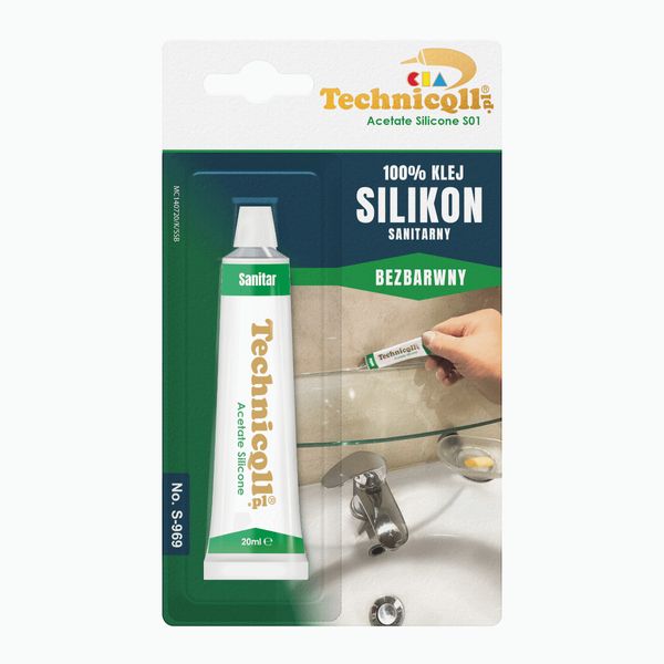 Silikon sanitarny bezbarwny Technicqll 20ml zdjęcie 1