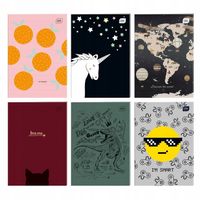 5x Zeszyt KOLOROWA KRATKA # A4 /32k | Miękka okładka InterDruk