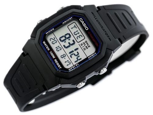 ZEGAREK MĘSKI CASIO W-800H-1A (zd100a) - KLASYKA + BOX na Arena.pl