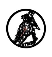 Zegar ścienny z płyty winylowej 214.13 Motor Cross