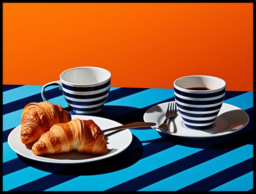Plakat 100x75cm Croissanty na Arena.pl