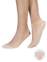 Skarpety stopki damskie z bawełnianymi palcami beżowe 3PAK 36-41 YOCLUB