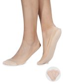 Skarpety stopki damskie z bawełnianymi palcami beżowe 3PAK 36-41 YOCLUB