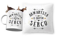 Dla Akwarysty Zestaw Poduszka + Kubek Na Prezent Z Nadrukiem Ze Zdjęciem