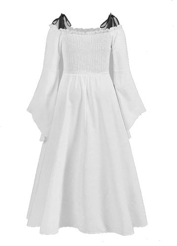 SUKIENKA ŚREDNIOWIECZNA SUKNIA DAMA DWORU RENESANSOWA Opaska +Pasek M/L BAL na Arena.pl