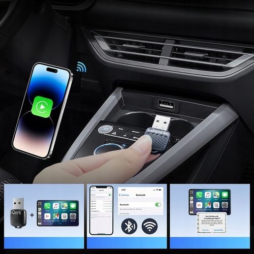 Adapter Moduł Carplay Android Auto Bezprzewodowy Wifi 6 Bluetooth 5.4 na Arena.pl